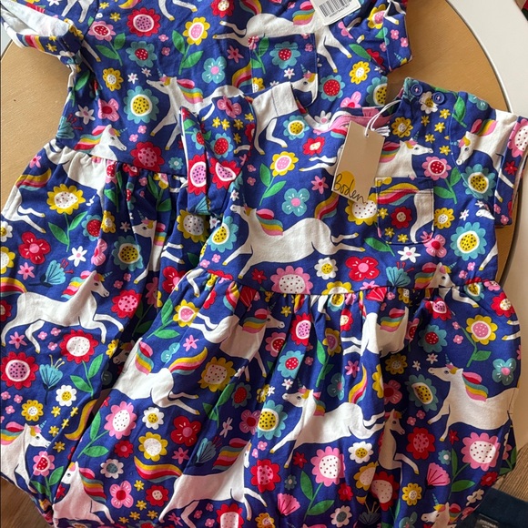 Boden Colorful Unicorn and Floral Dress - Picture 2 of 4